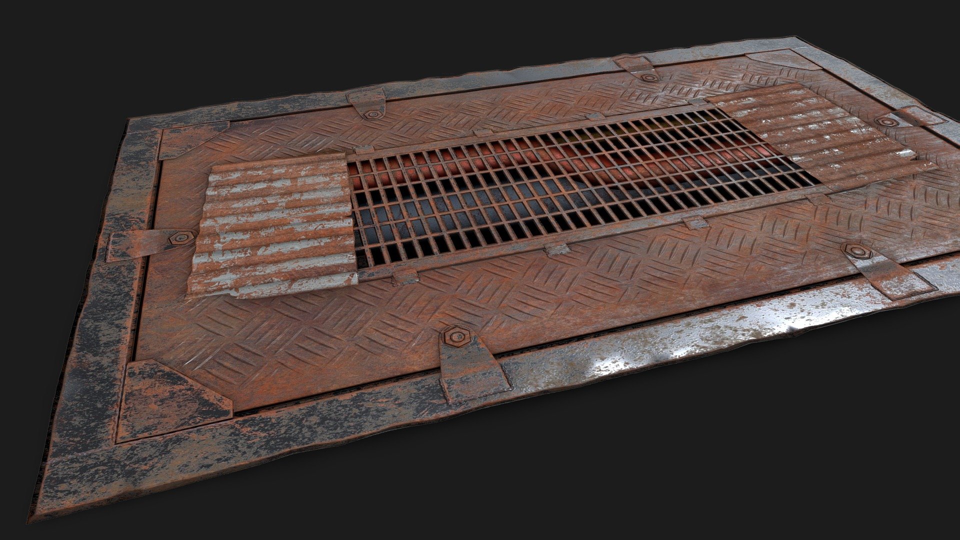 Rust Rug 3d model