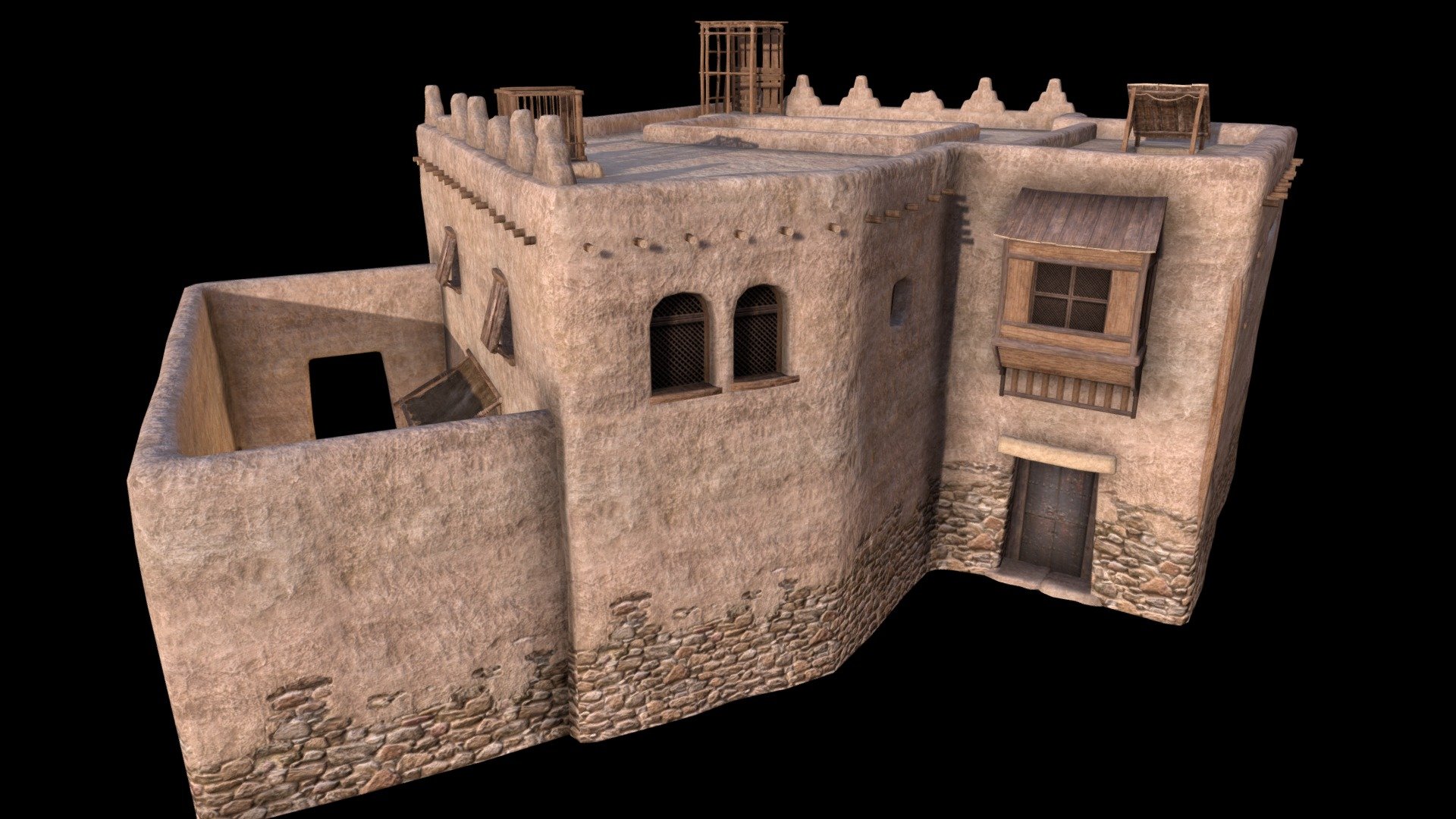 Mesopotamian House #13 3d model