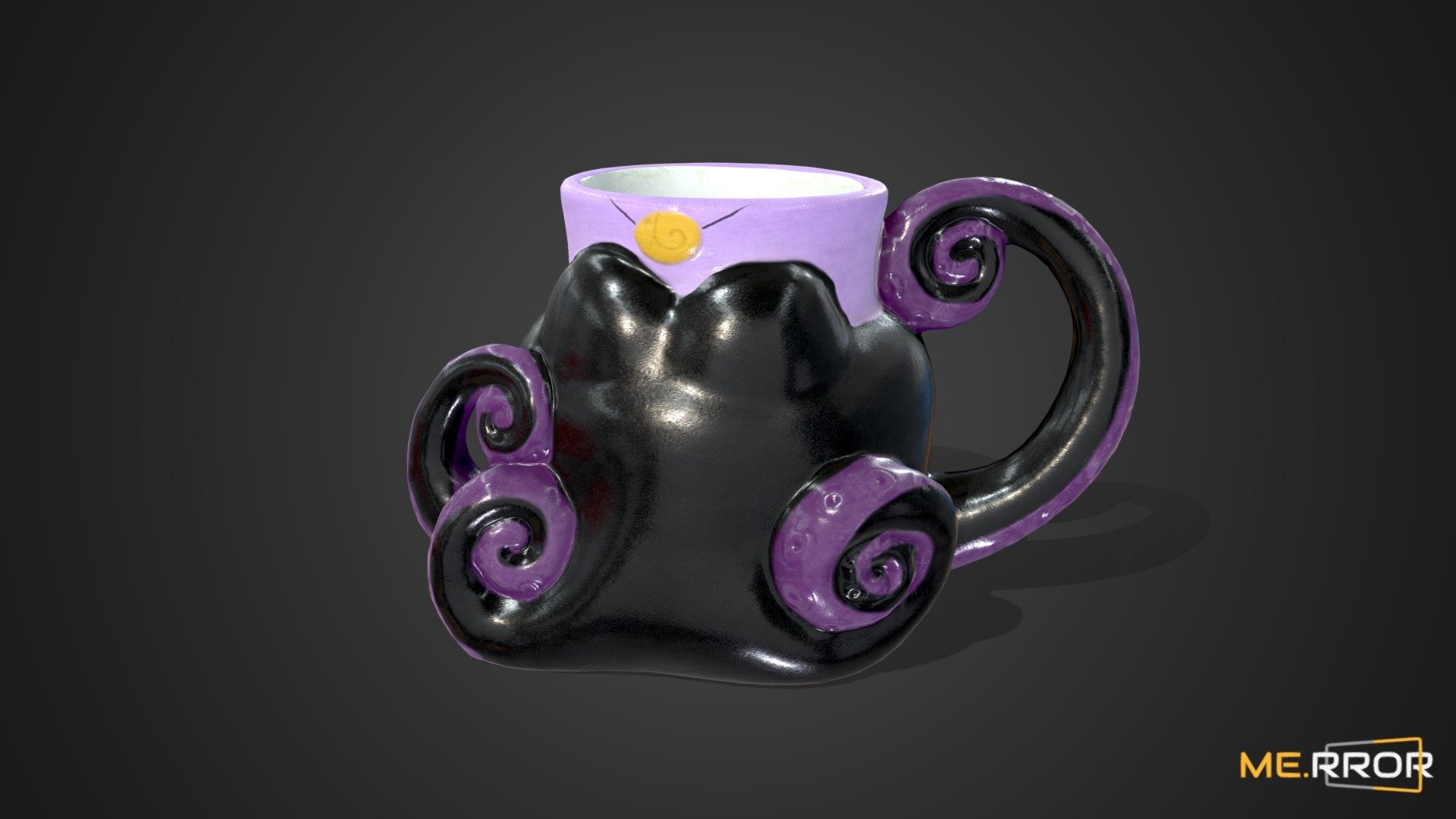 [Game-Ready] Octopus Witch Cup 3d model