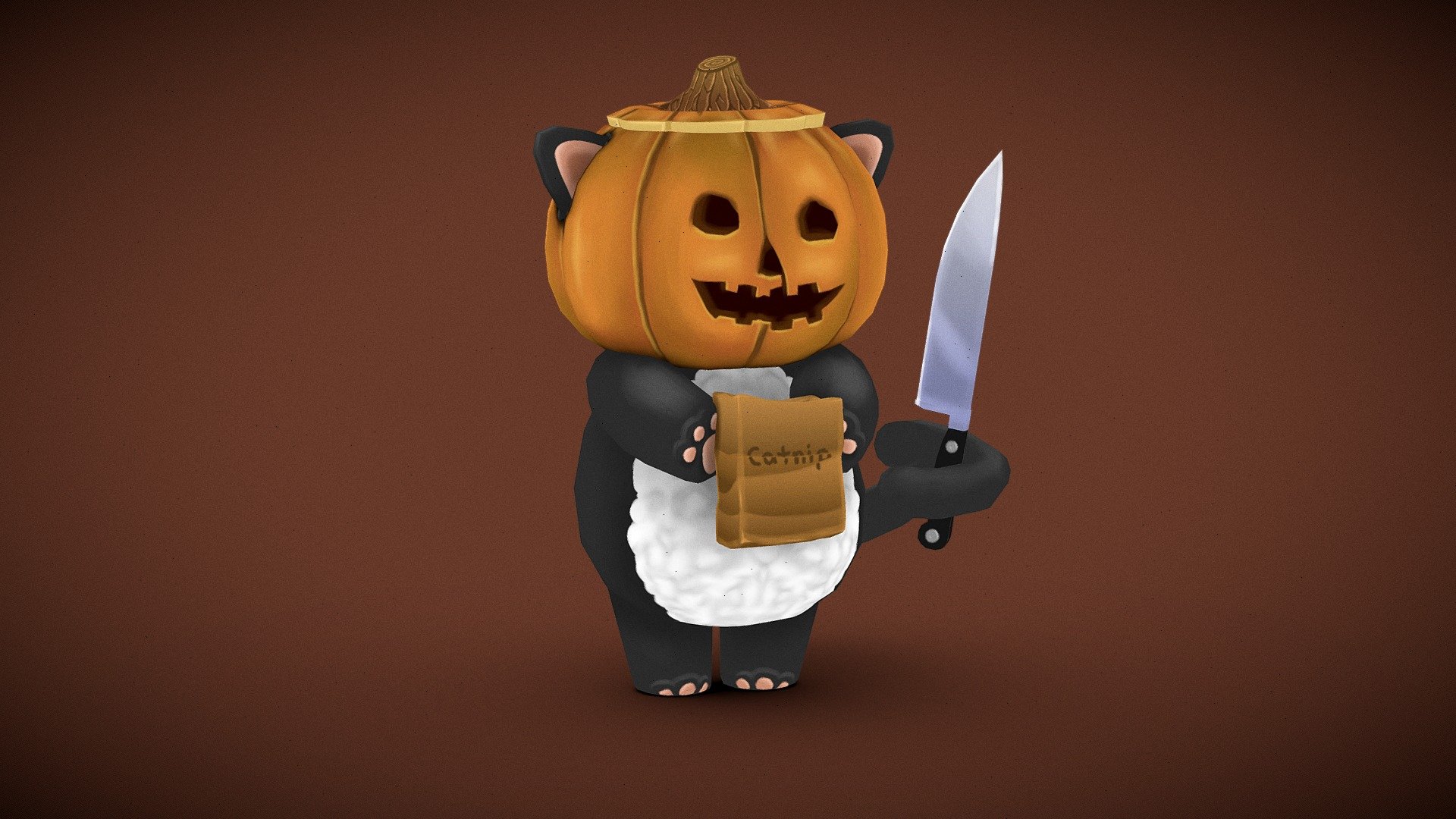 Cat-O-Ween 3d model