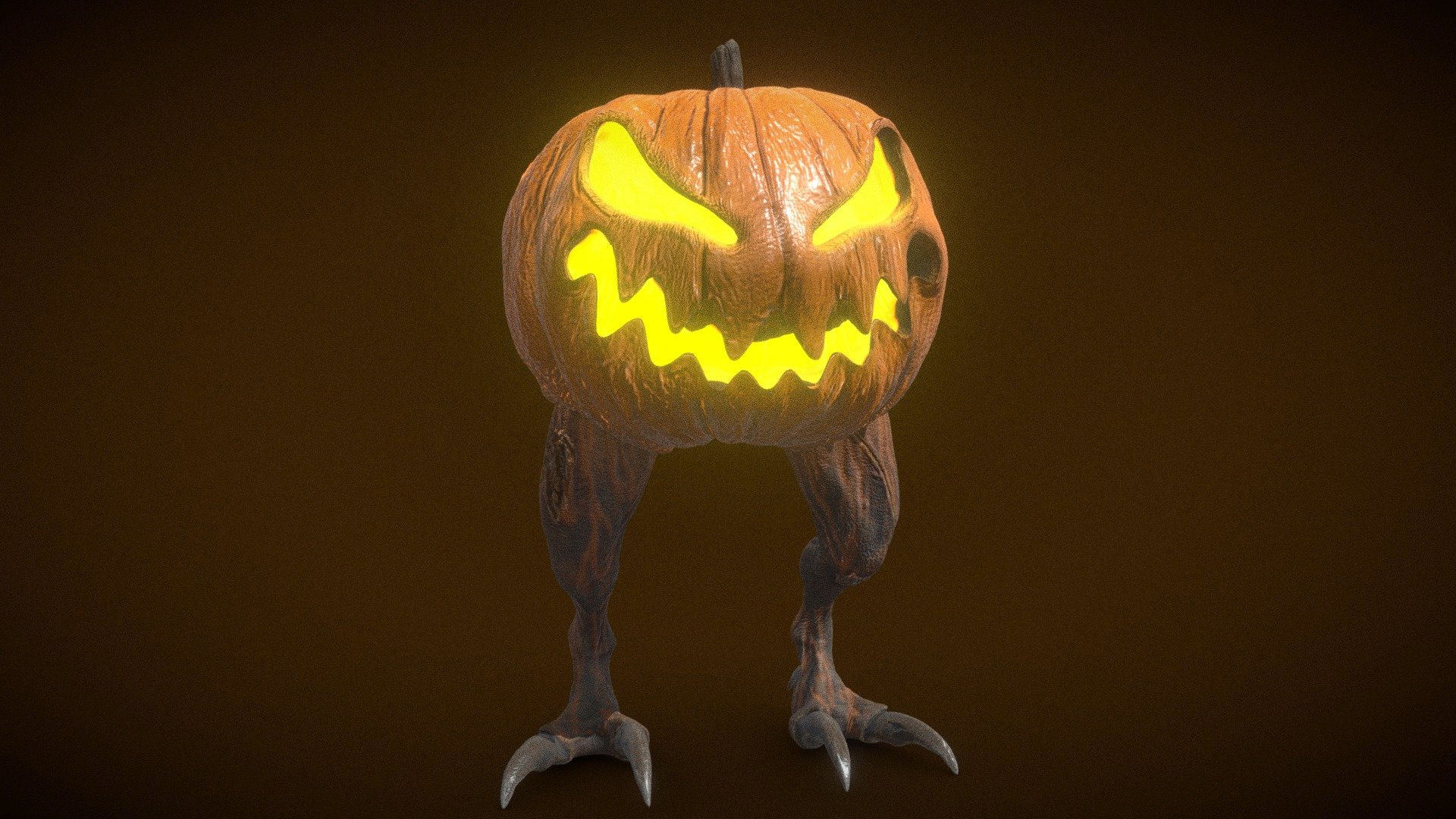 Pumpkin Monster vol.2 3d model