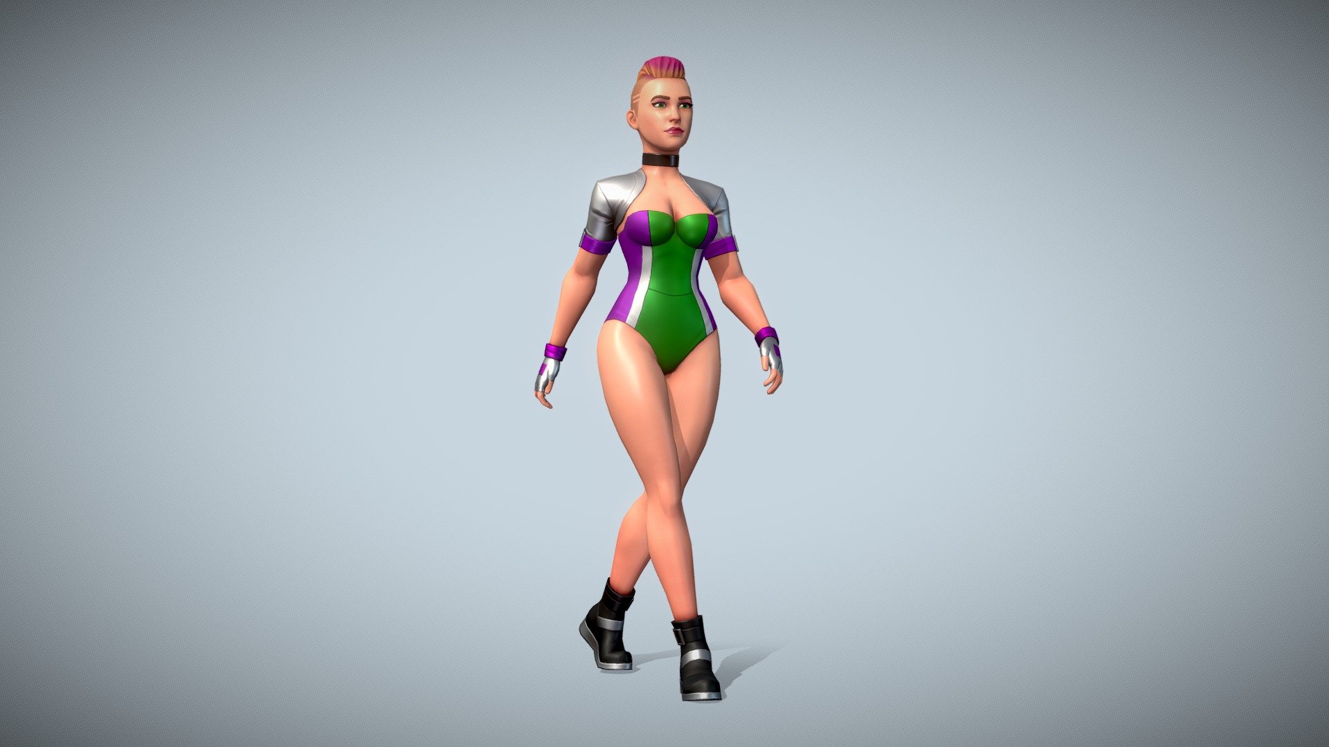 Fashion Girl 3d model