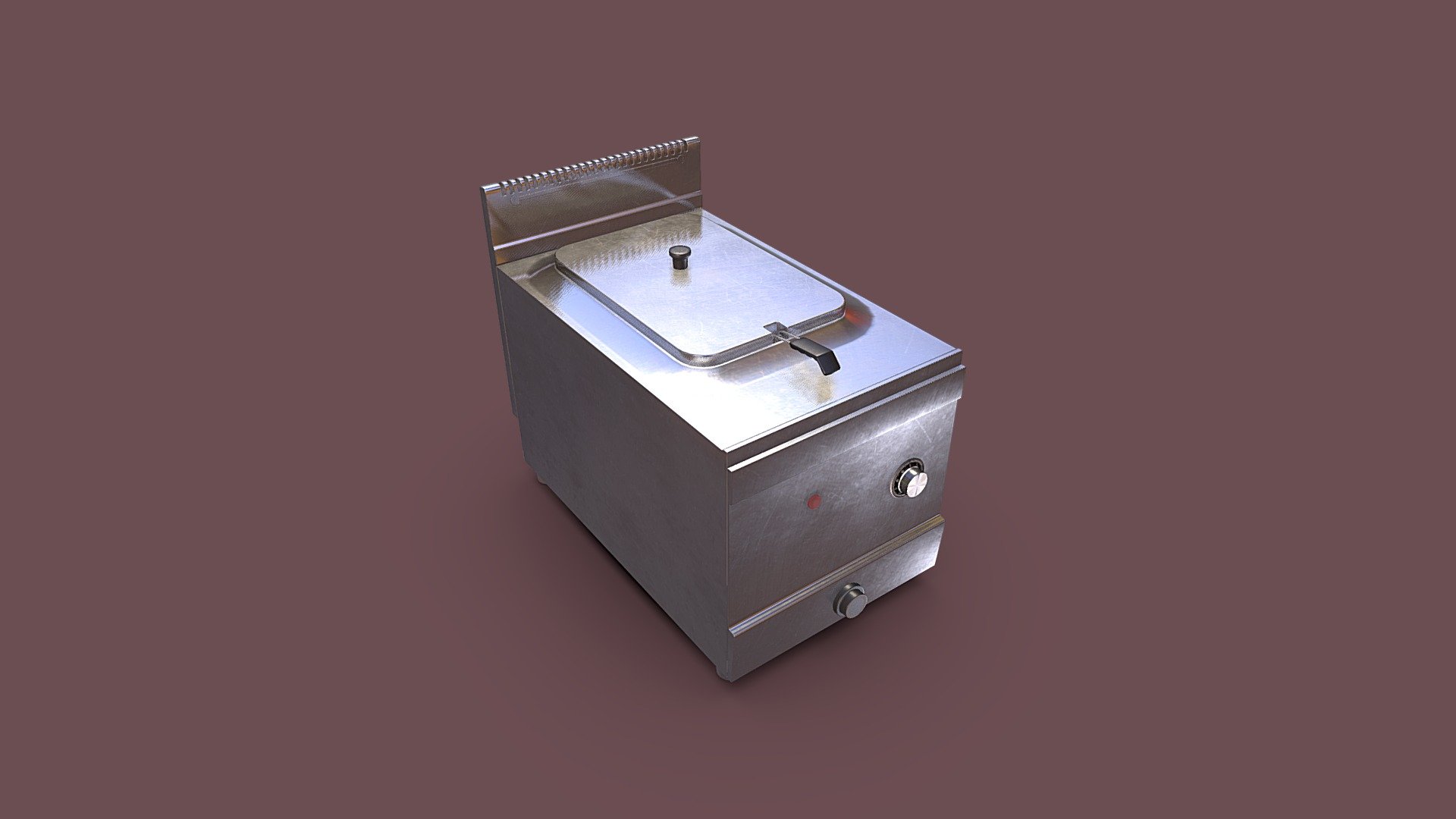 Commercial Deep Fryer 3d model