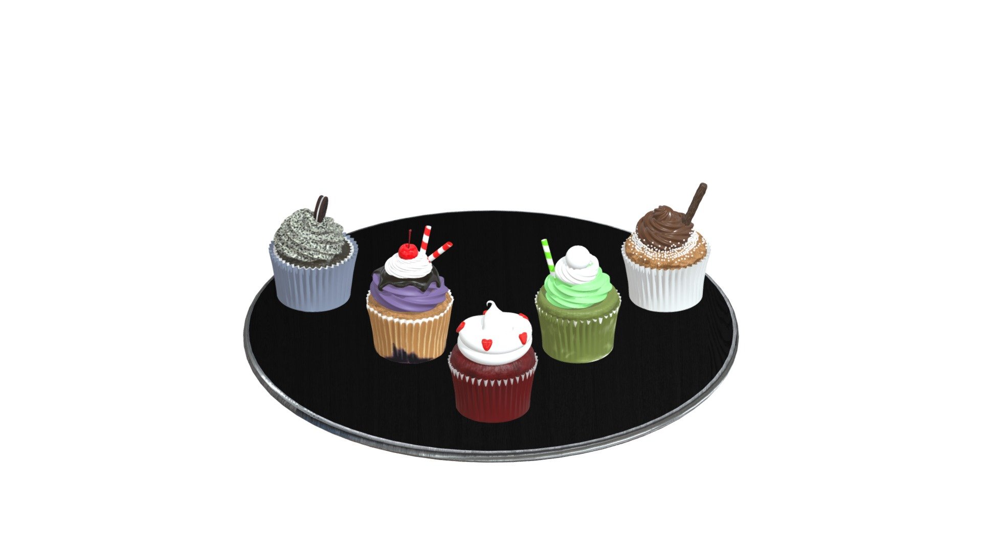 Cupcakes 3d model