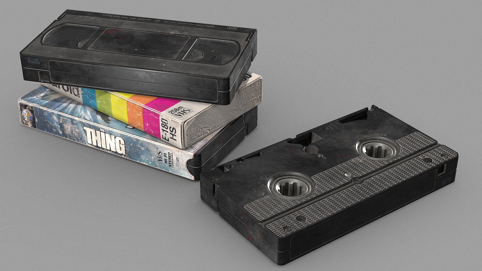 VHS 3d model