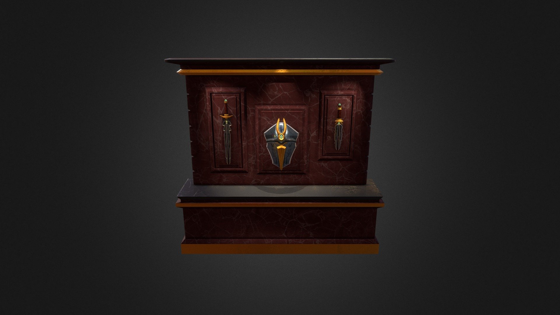 Podium Weapon 3d model