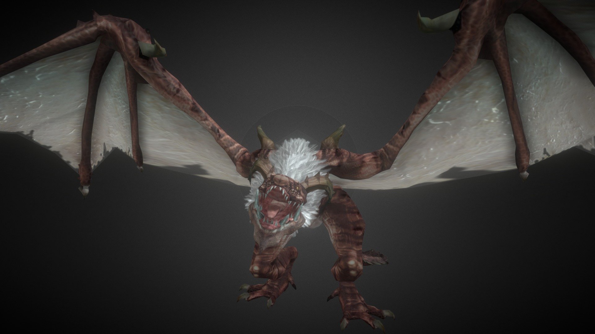 Pequeño Wyvern Fuego 3d model