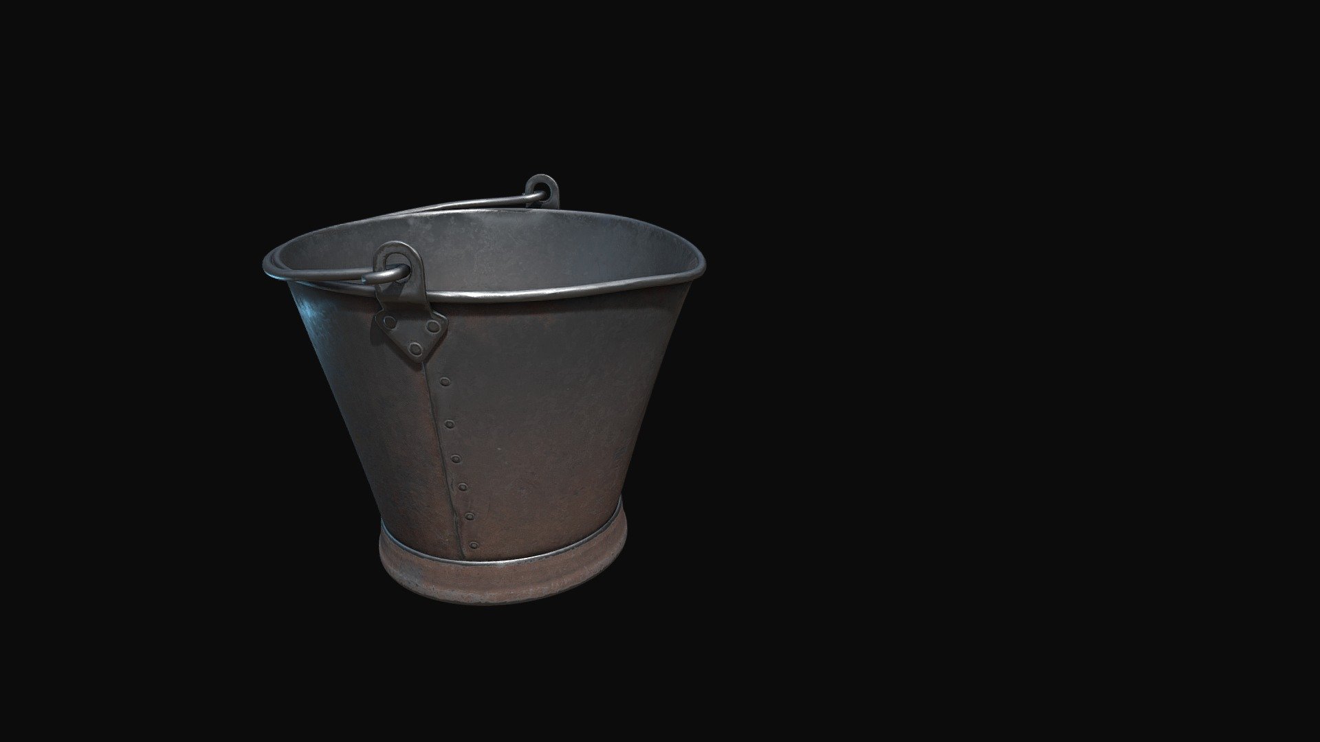 METAL BUCKET 3d model