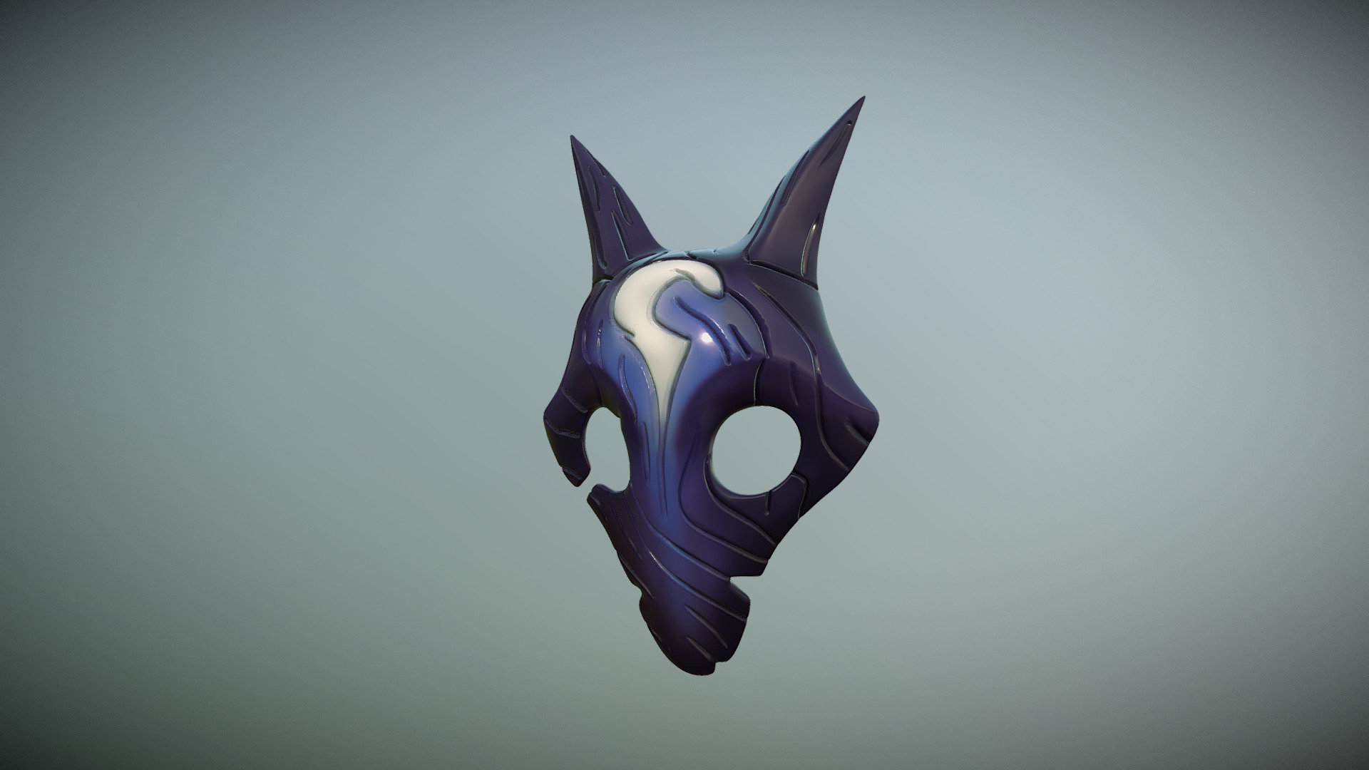 Kindred Wolf Mask 3d model