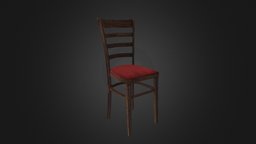 Low poly chair