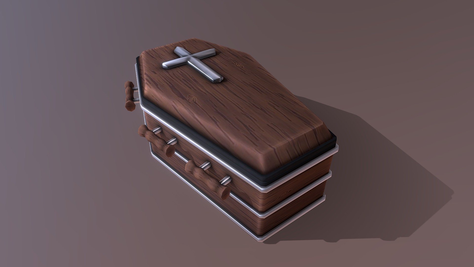 Stylized Coffin 3d model