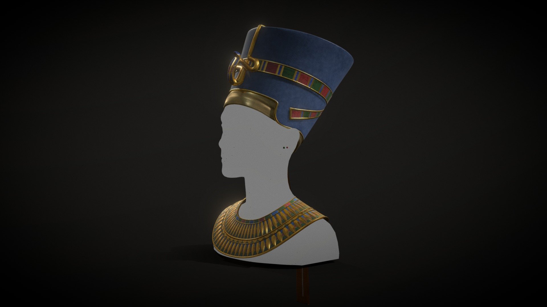 Nefertiti Bust Study 3d model