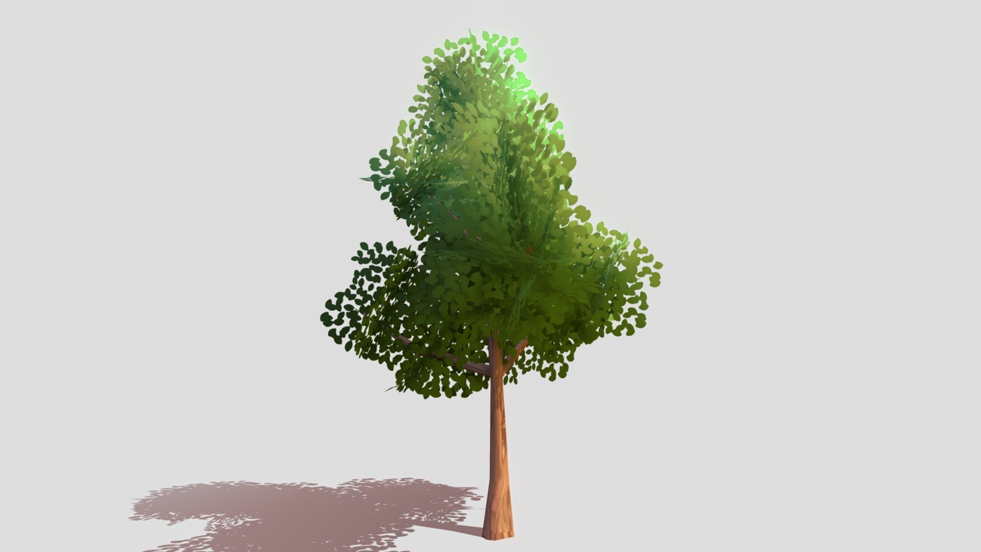 Toon Tree Tutorial 3d model