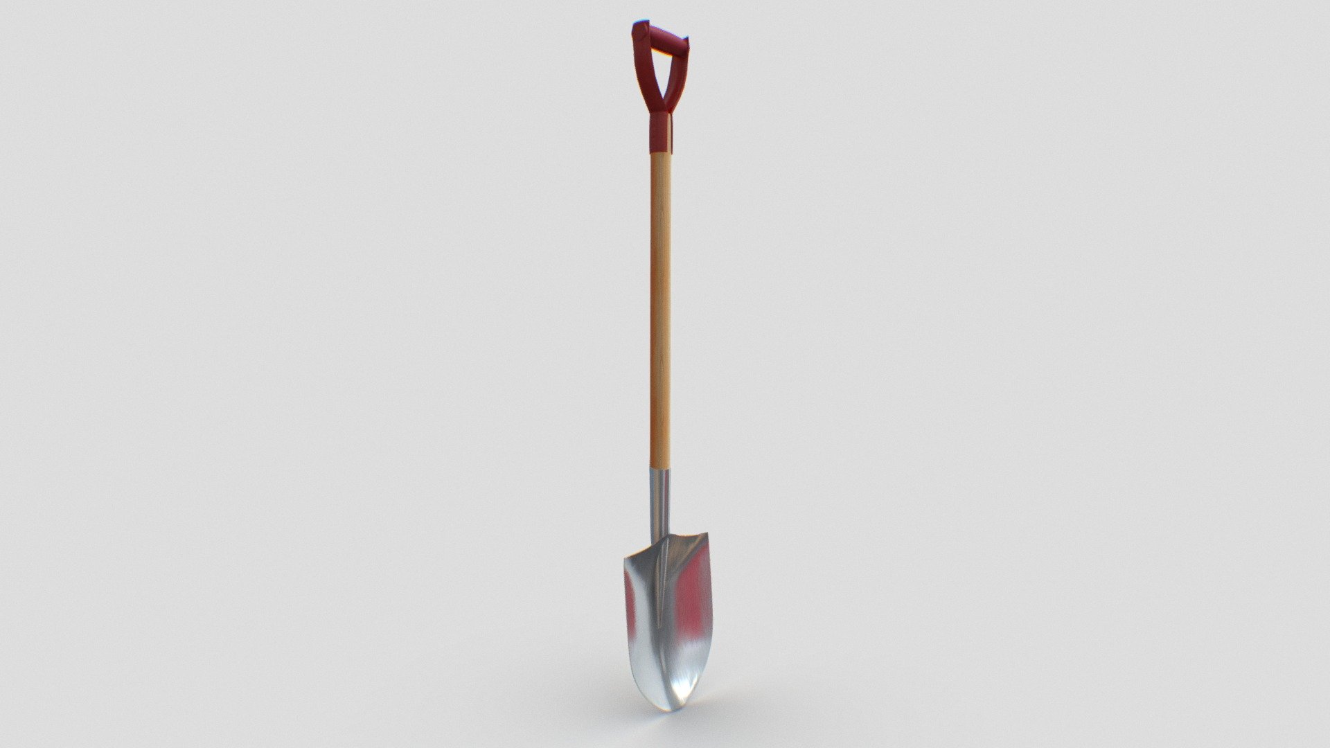 Aluminum Alloy Snow Shovel LP 3d model