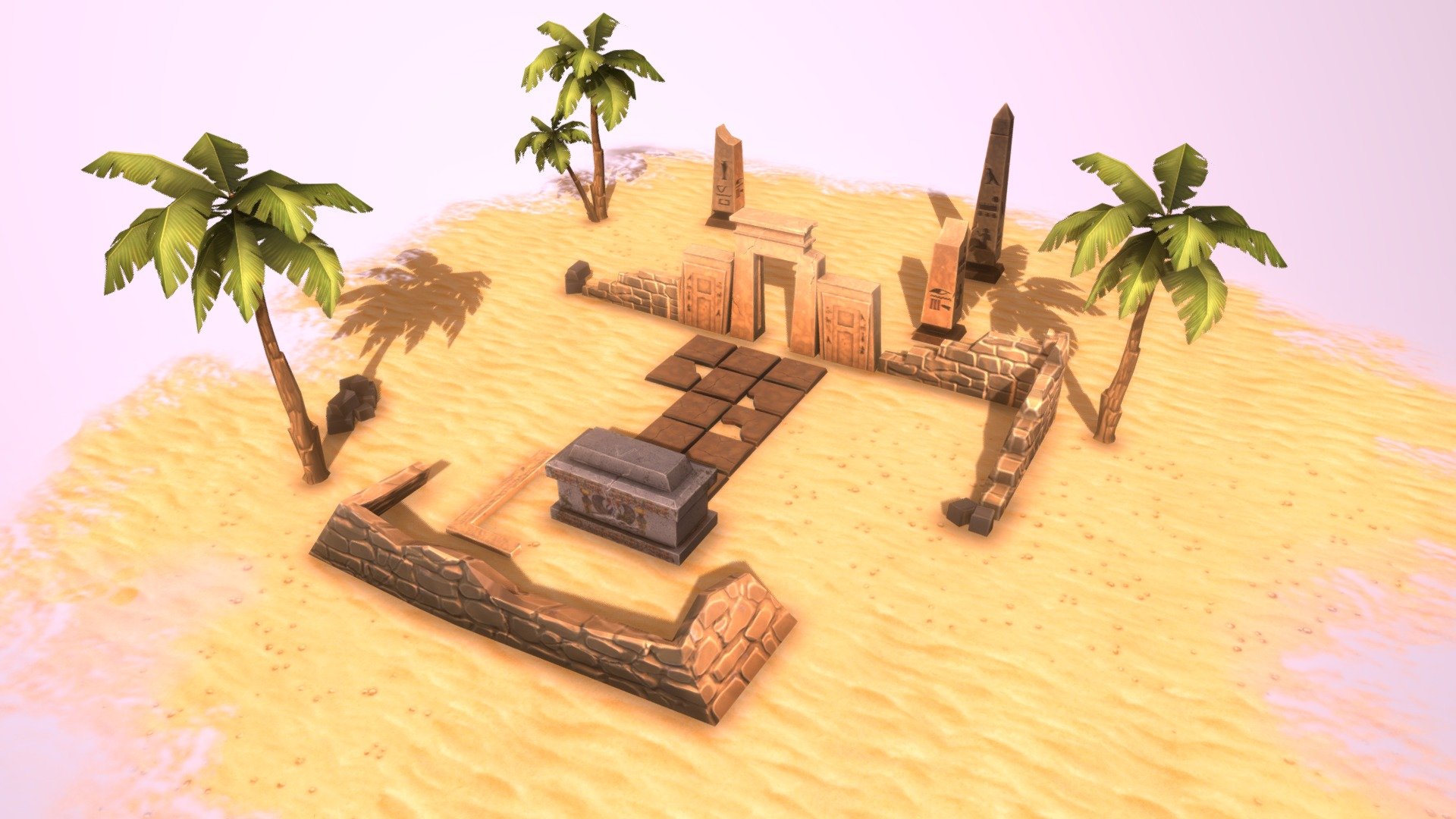 Egypt location 2 3d model