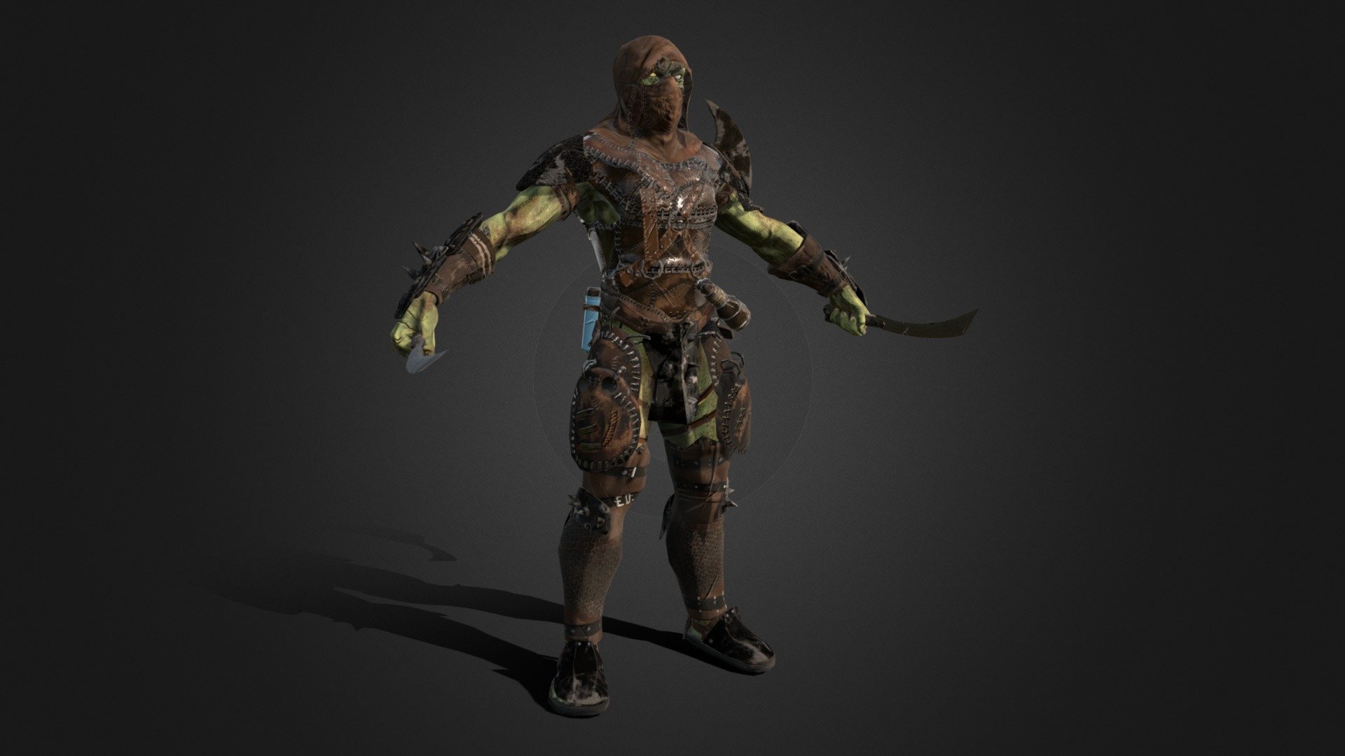 Orc assasin 3d model