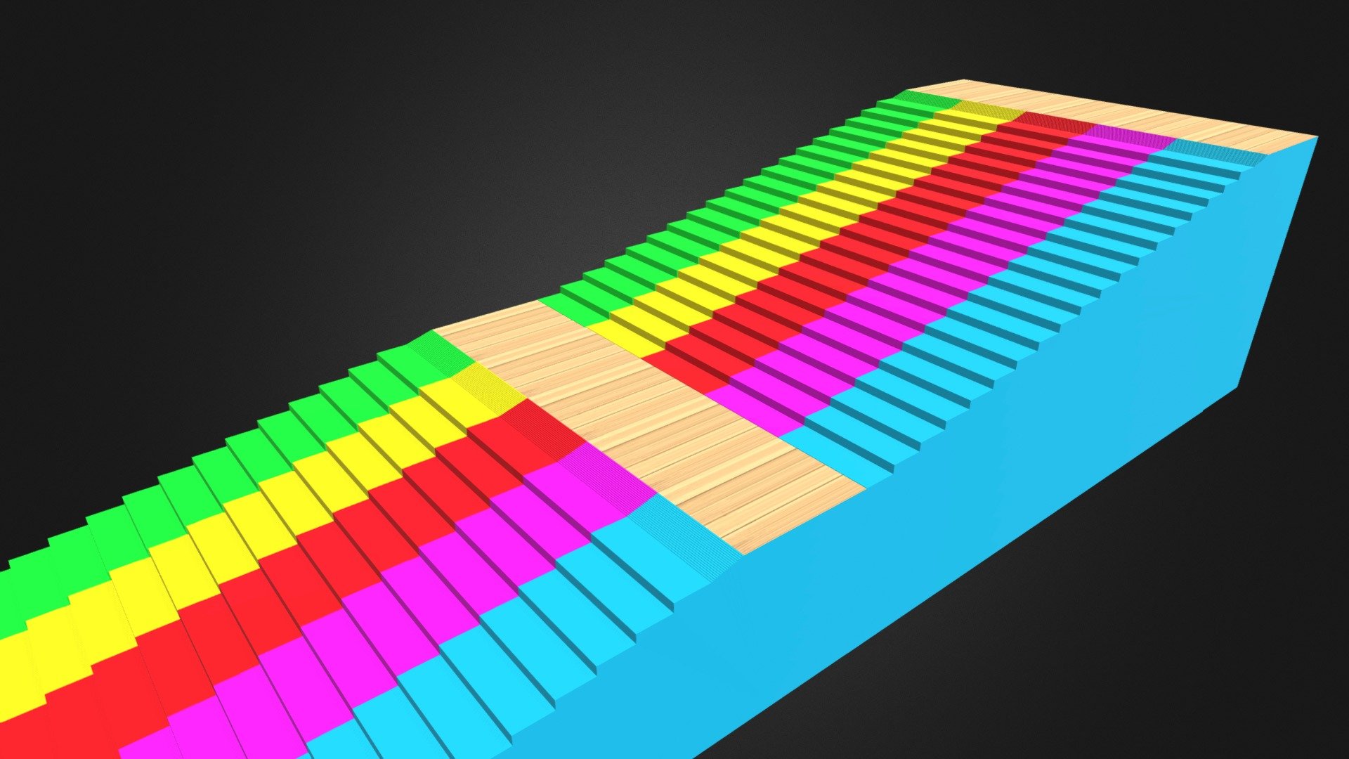 New Stairs Modal/ water slide 3d model