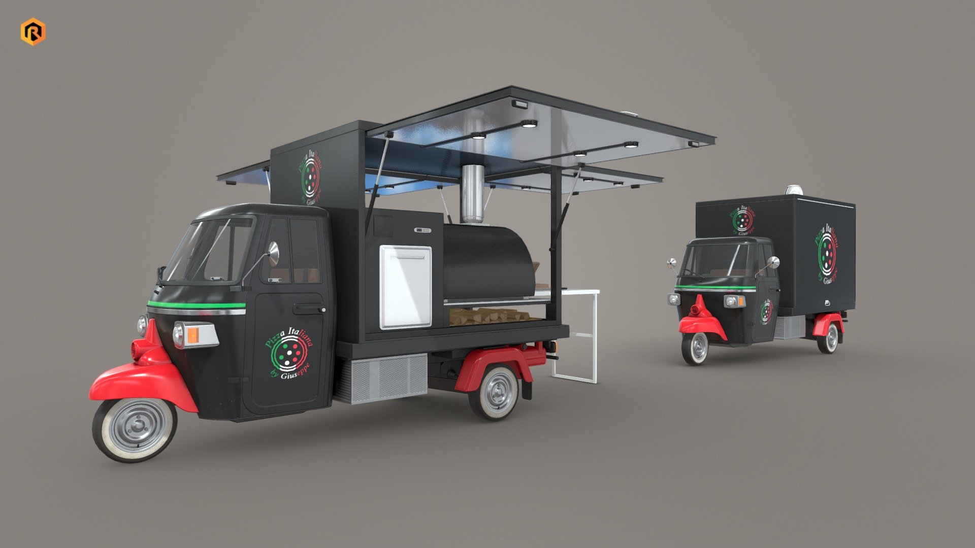 Food Truck 3d model