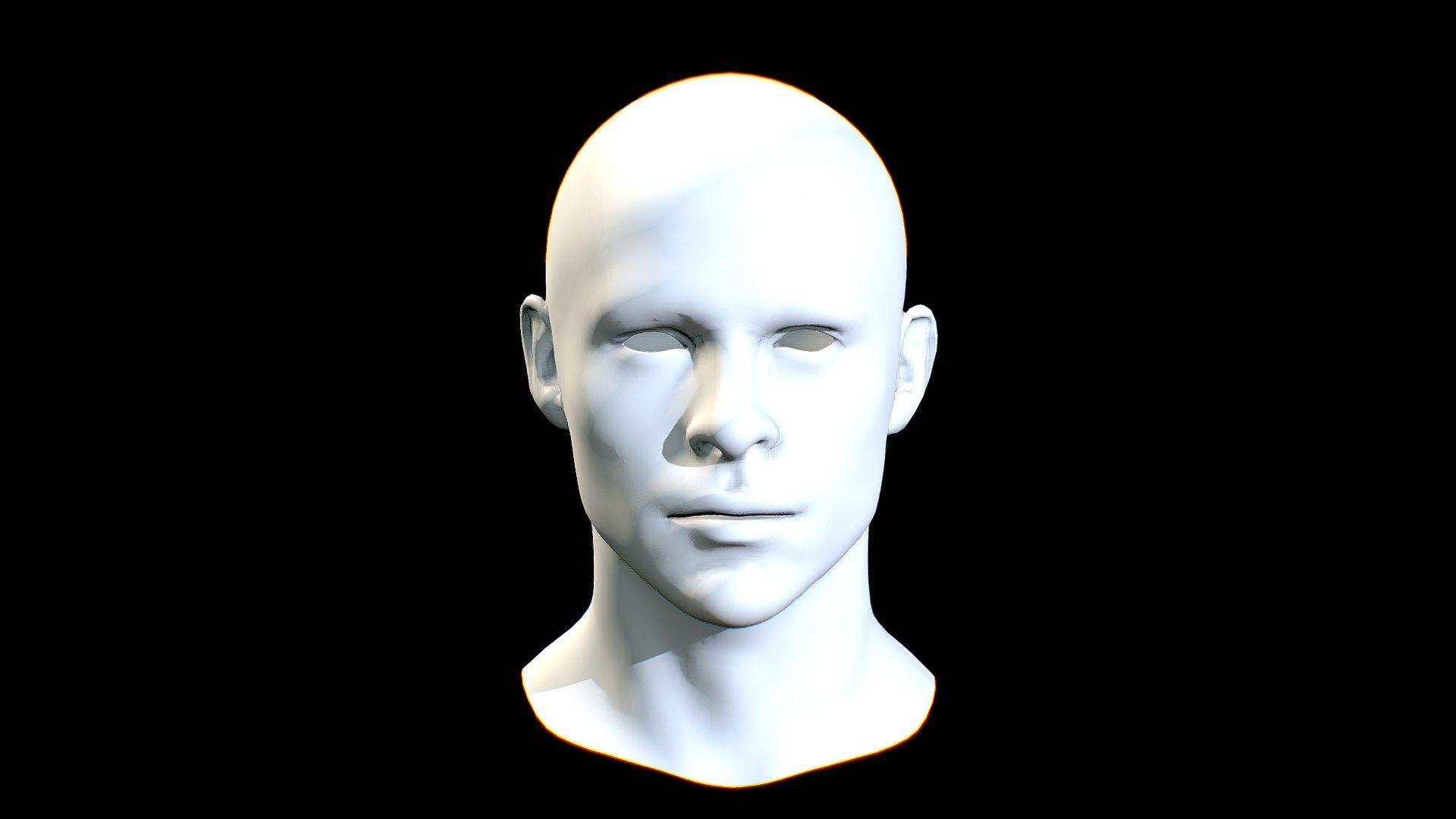 KIRK_STAR TREK_HEAD_MALE_CHRIS PINE 3d model