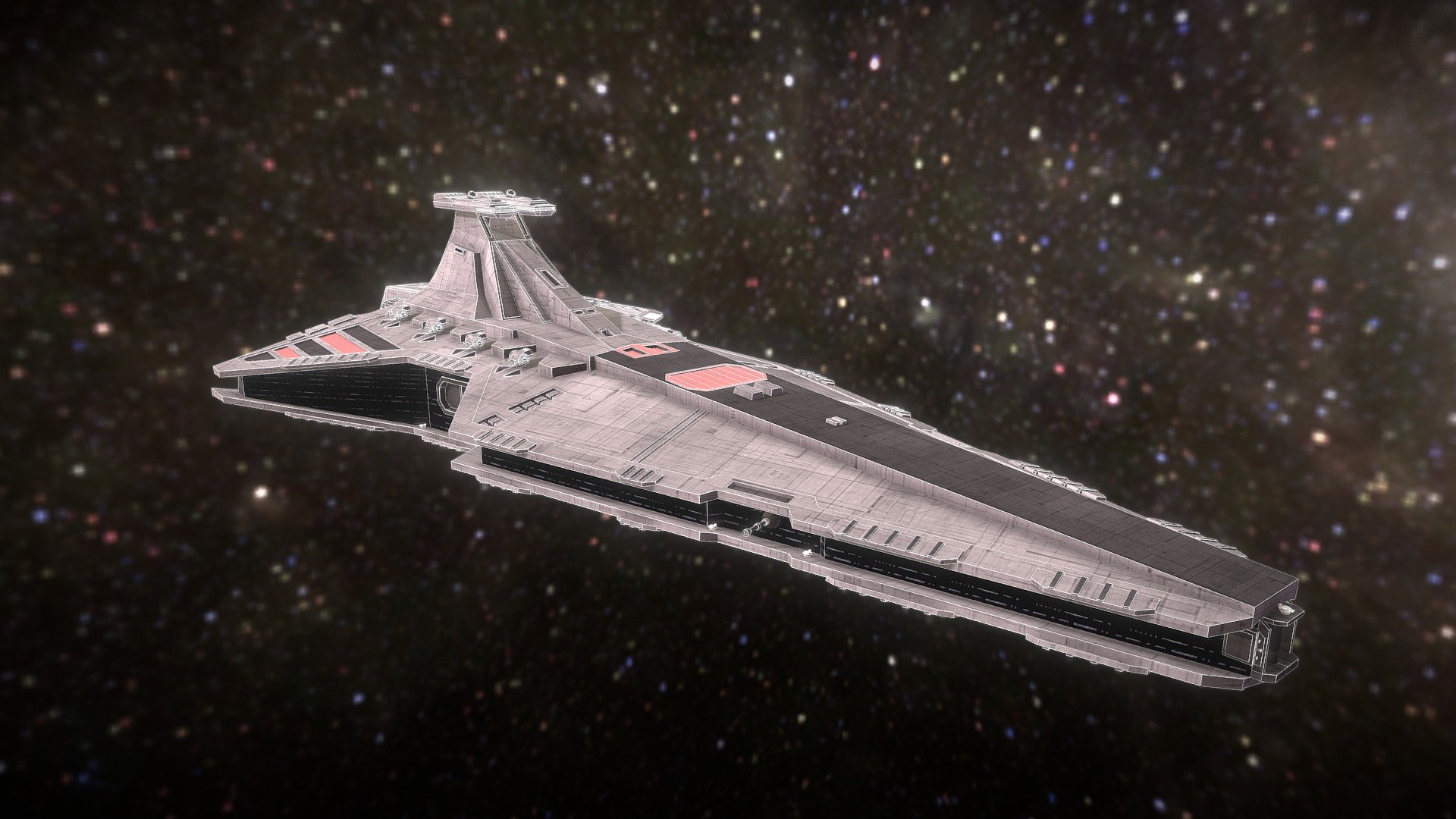 Venator-class Star Destroyer Mark II 3d model