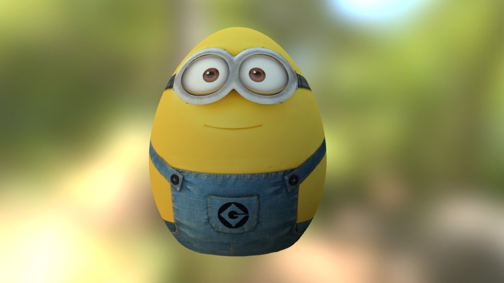 Minion Egg 3d model