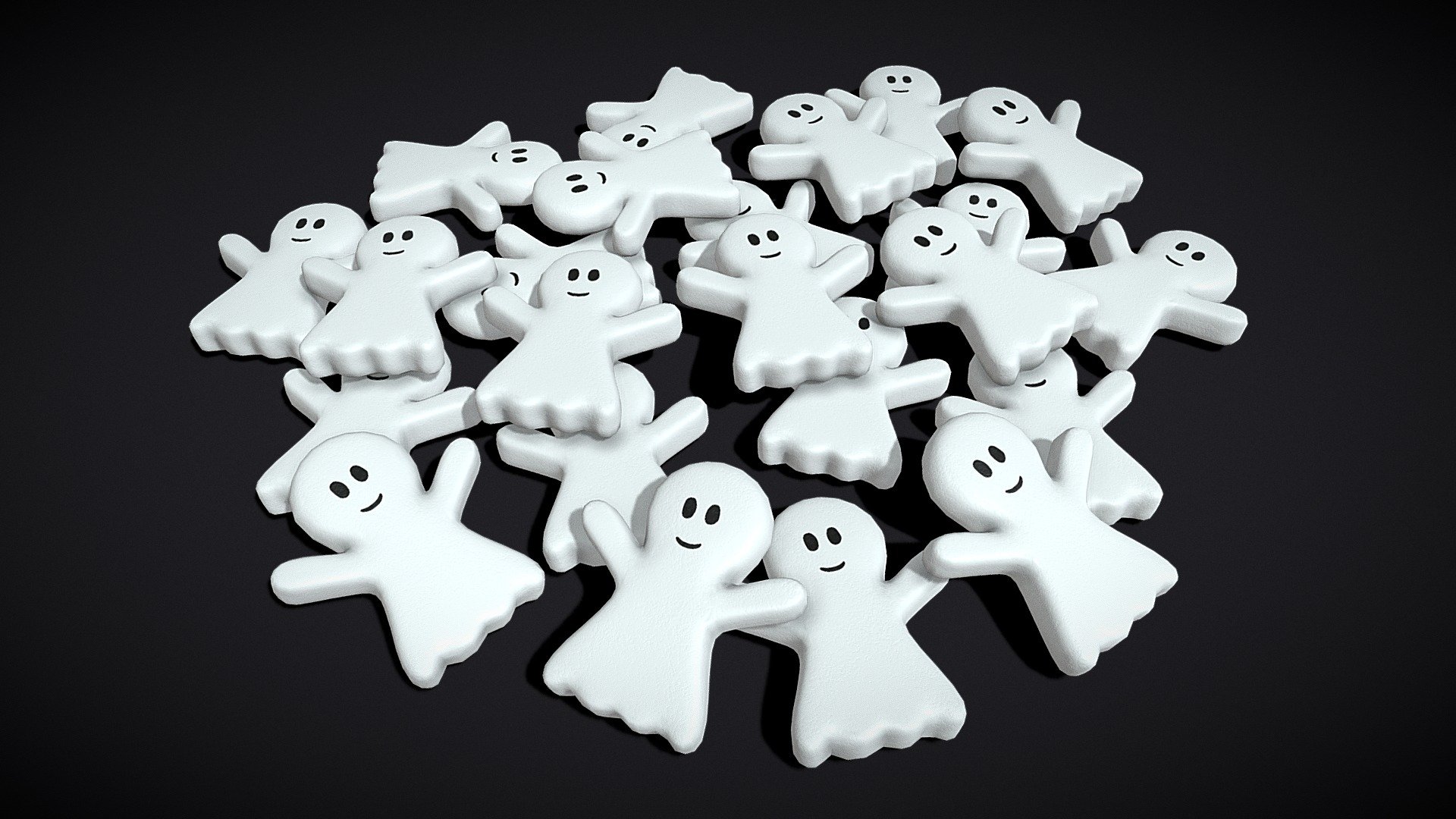 Ghost Candies 3d model