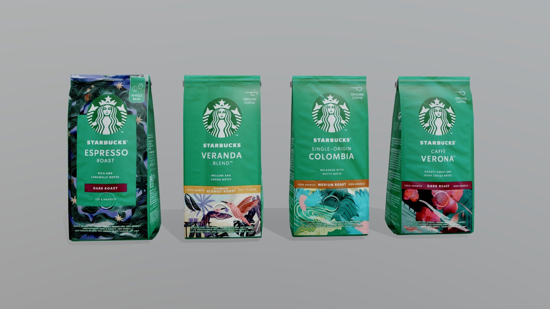 Coffee Packaging 3d model