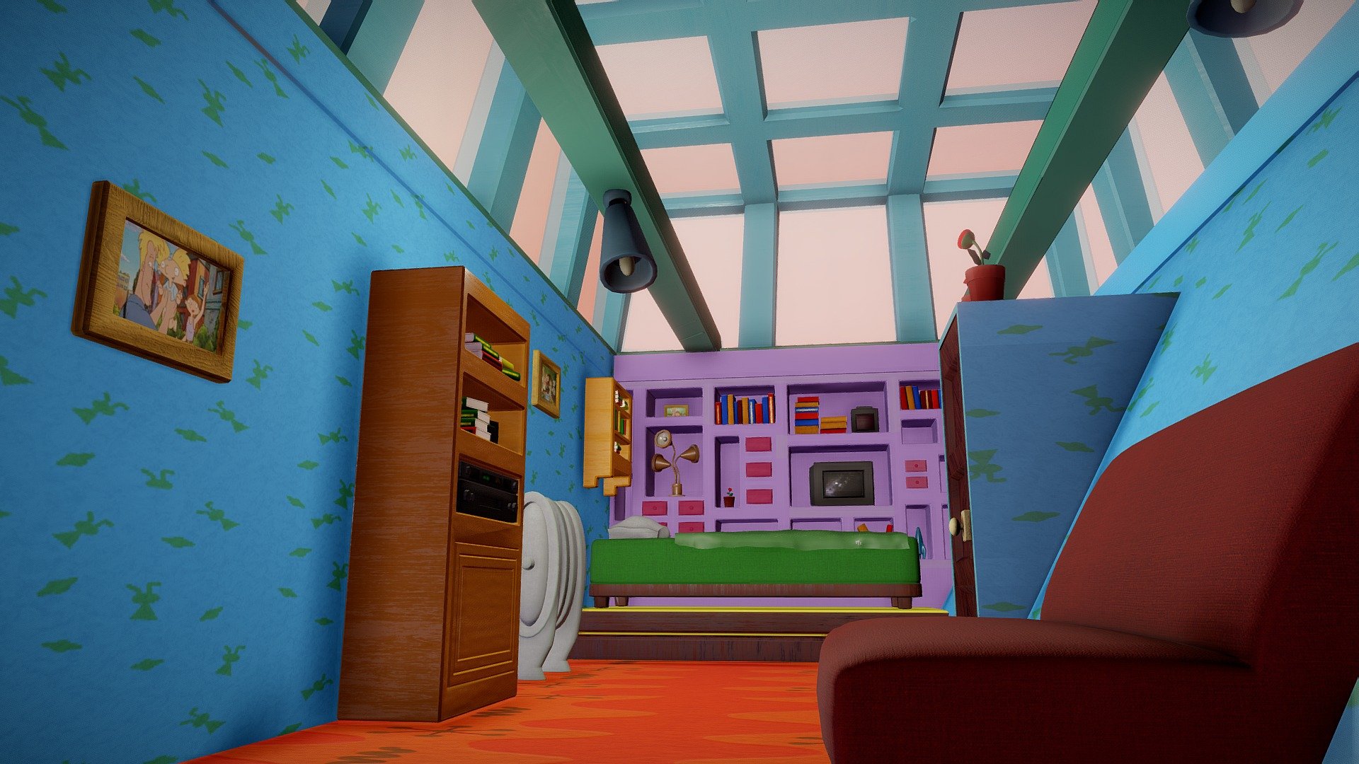 Hey, Arnold Room 3d model