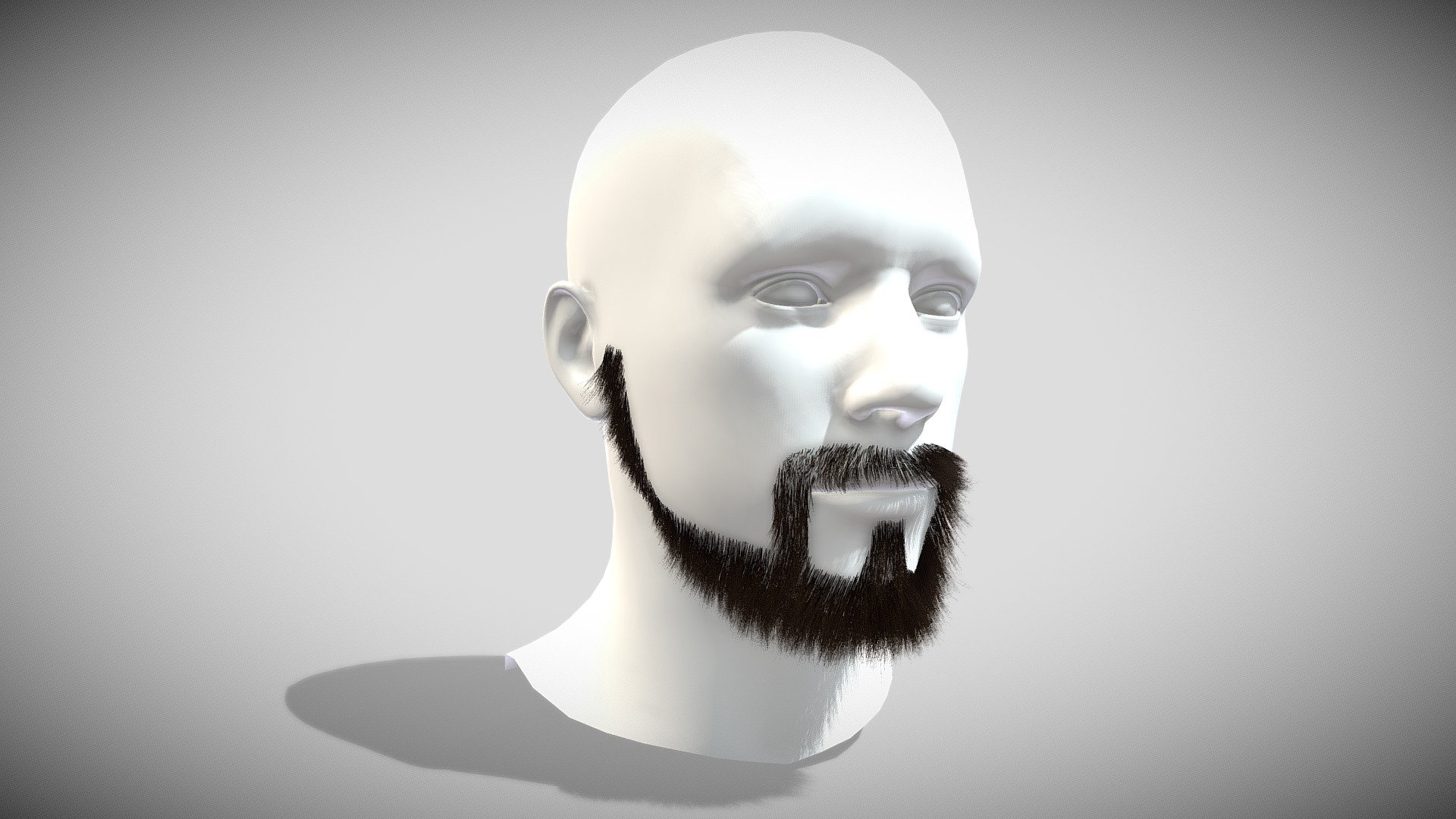 Padlock Beard 3d model