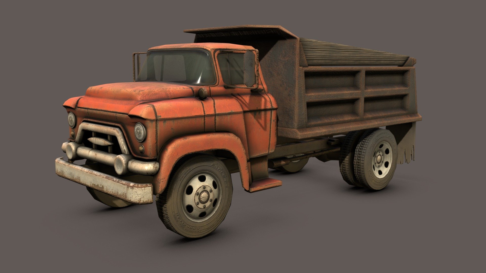 1957 Dump Truck 3d model