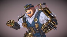 [RPG Animset] Steampunk Bear