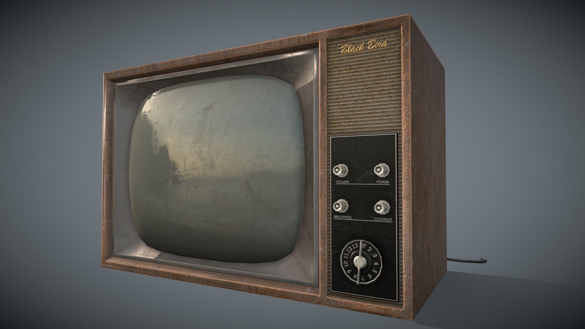 Tv Set 3d model