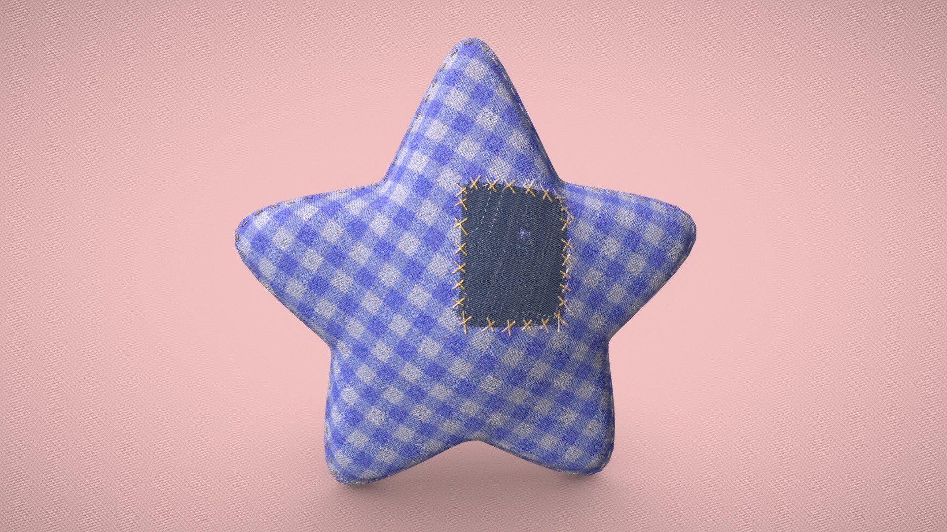 Star soft toy 3d model