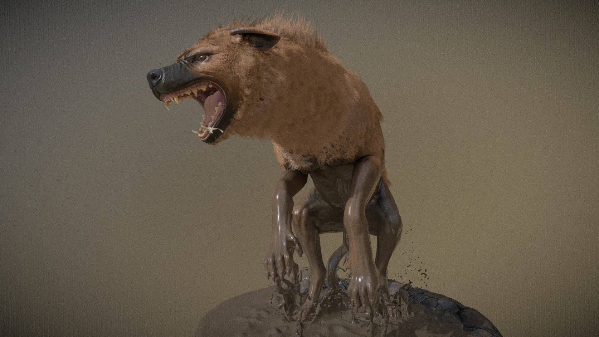 Hyena 3d model