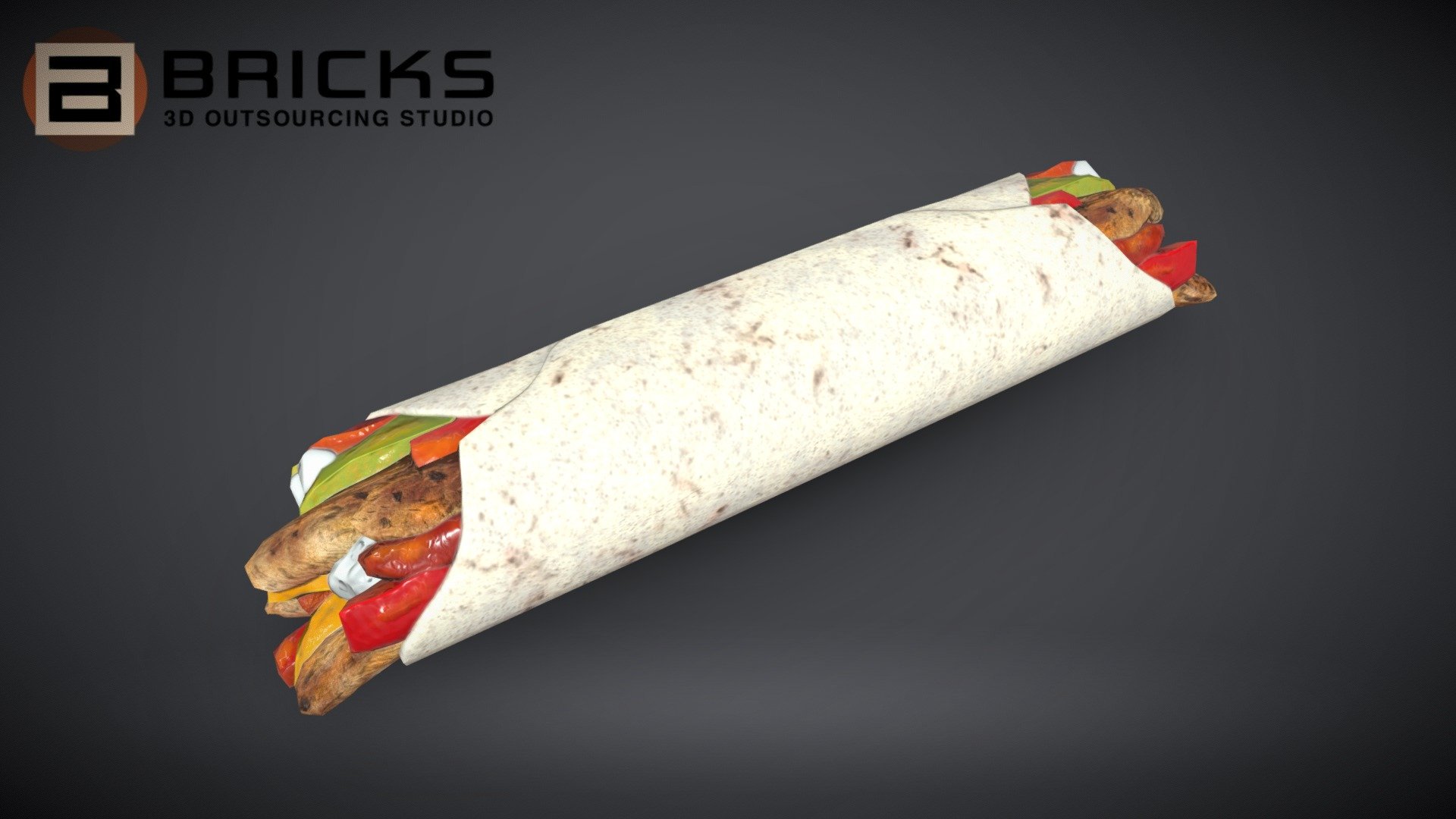 ChickenFajita 3d model