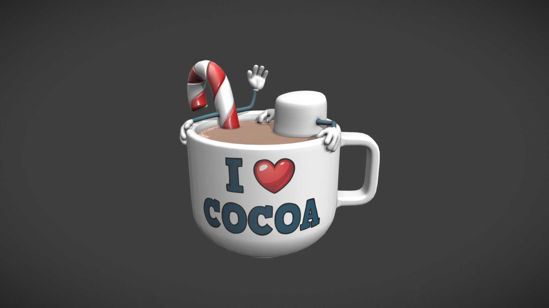 Hot Cocoa 3d model