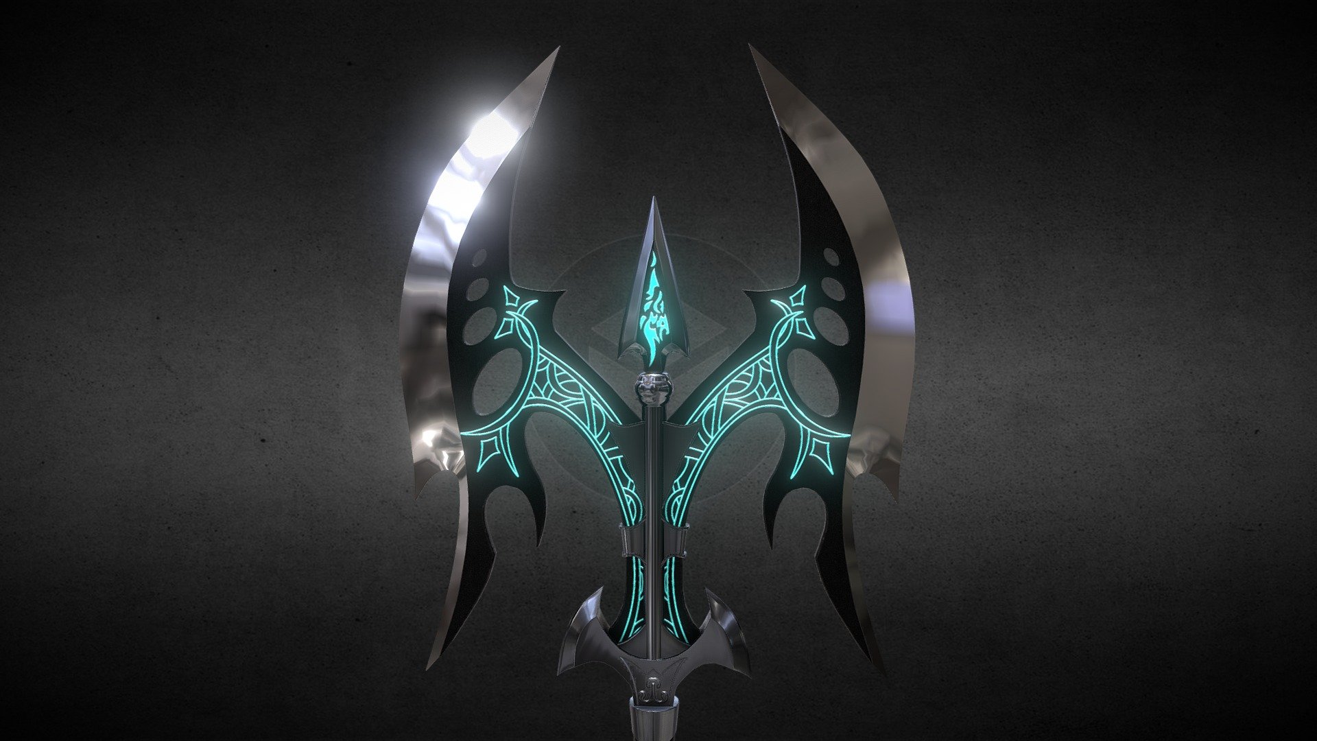 Black Legion Axe 3d model