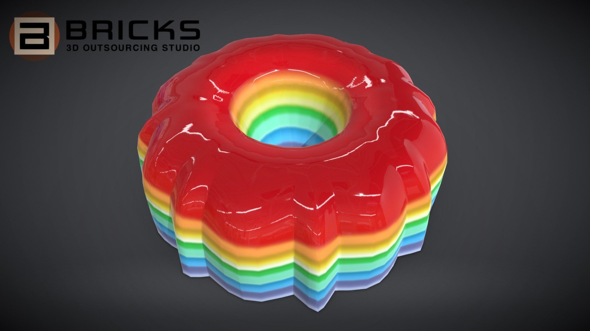 RainbowJelly 3d model