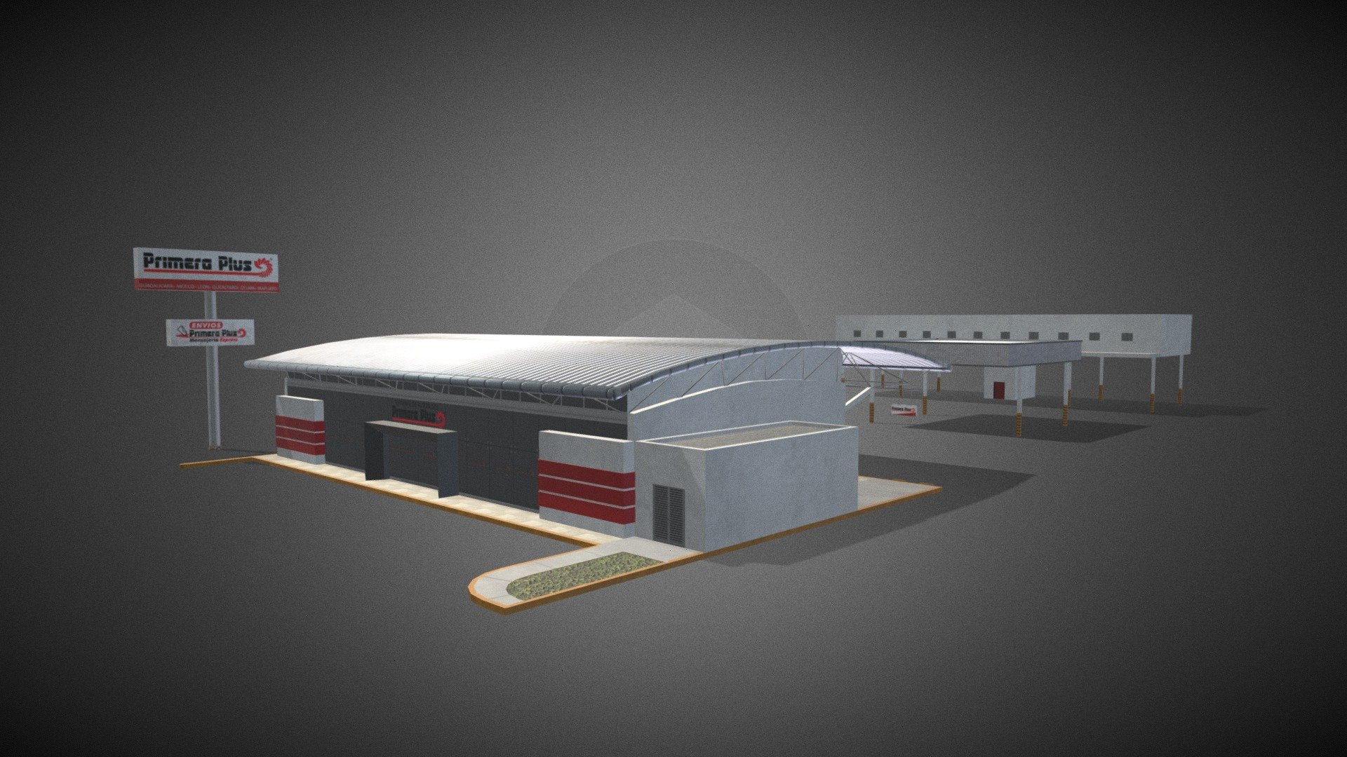 Terminal Primera Plus Mazatlán 3d model