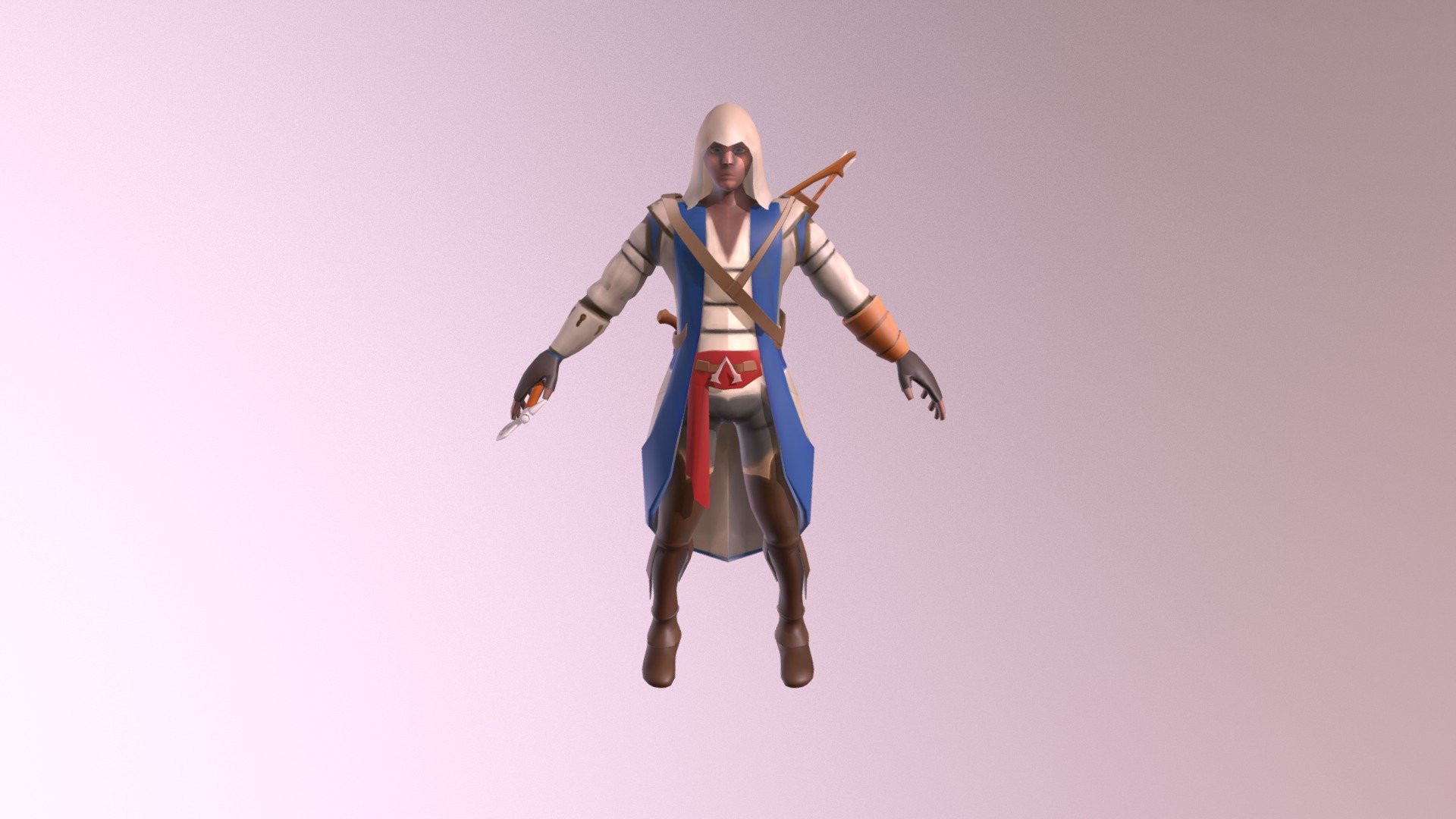 Assassins Connor Kenway 3d model