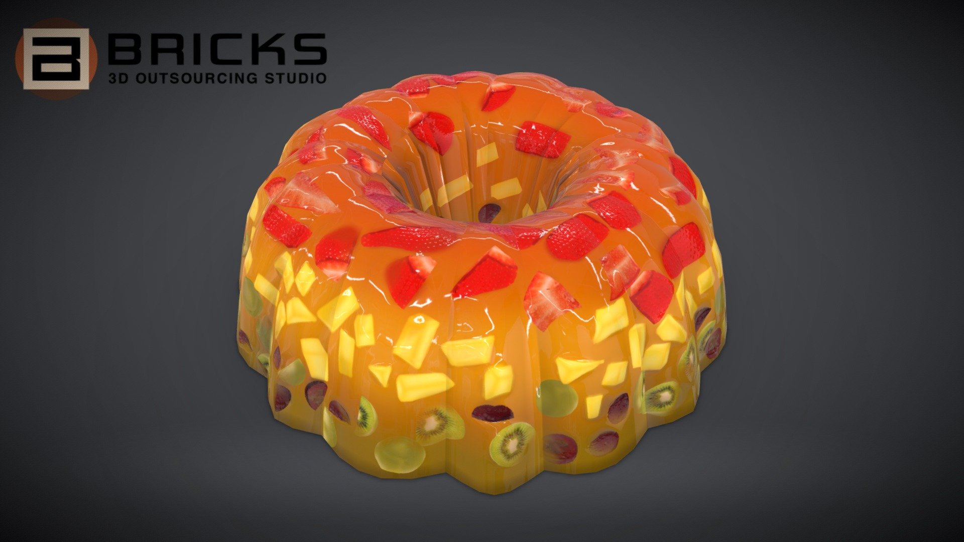 MixedFruitsJelly 3d model