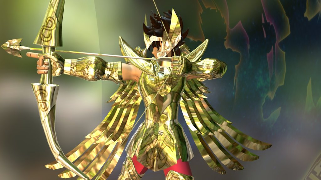 Seiya Sagitario (SAINT SEIYA PS3) 3d model