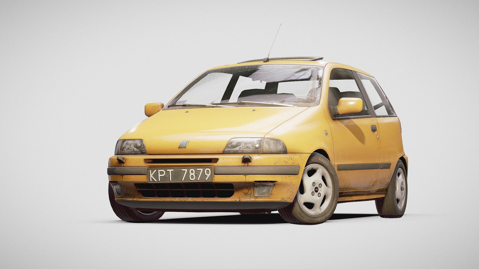 (FREE) 1995 Fiat Punto GT 3d model