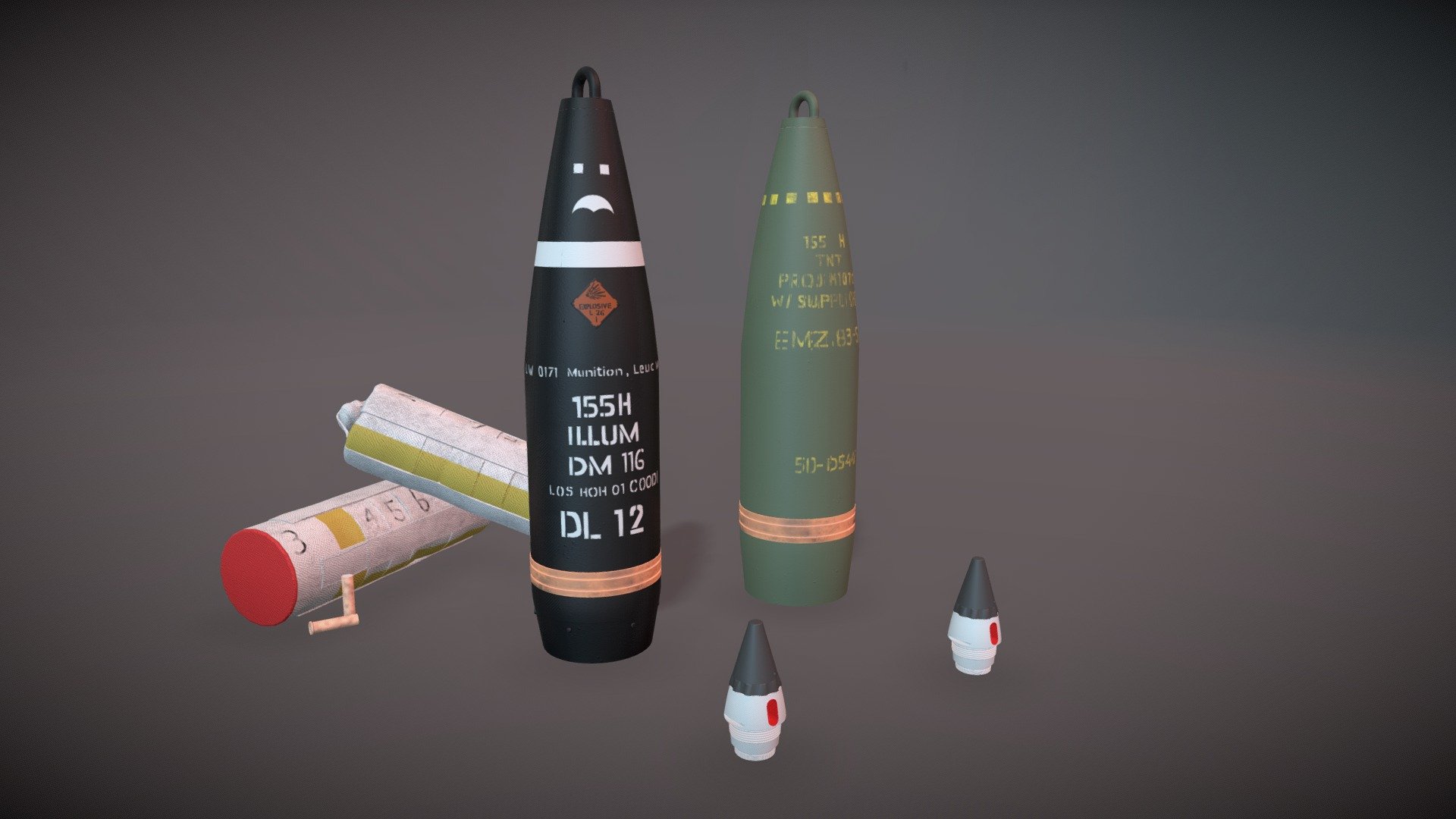 155MM 3d model