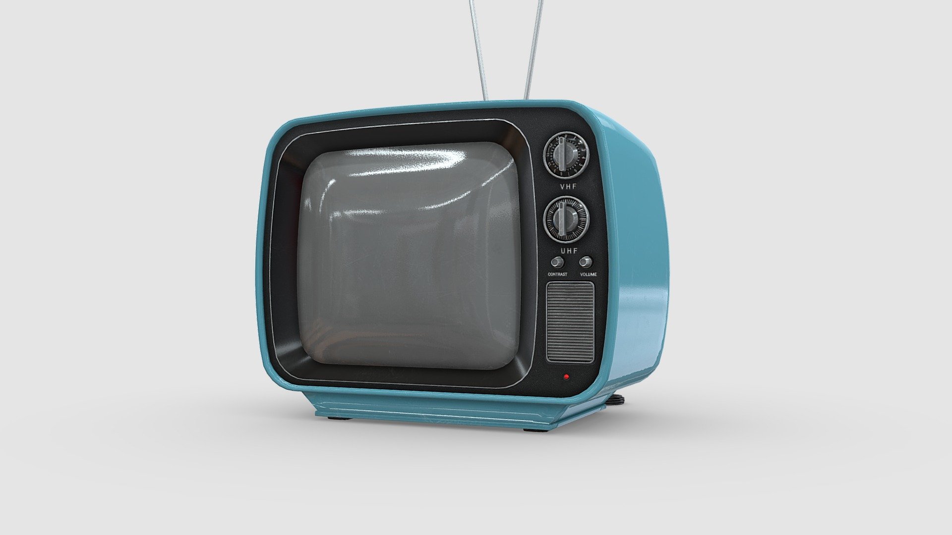 Retro  TV 3d model