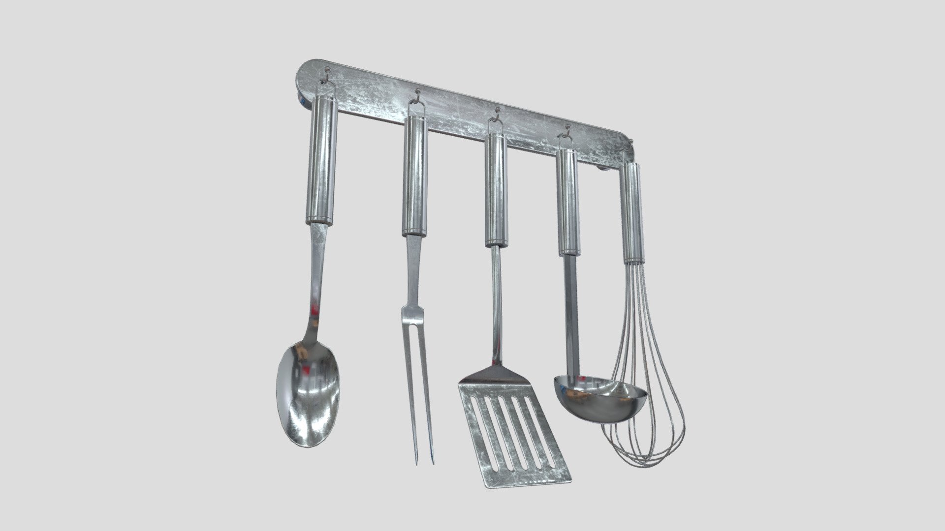 Kitchen Utensil Rack 3d model