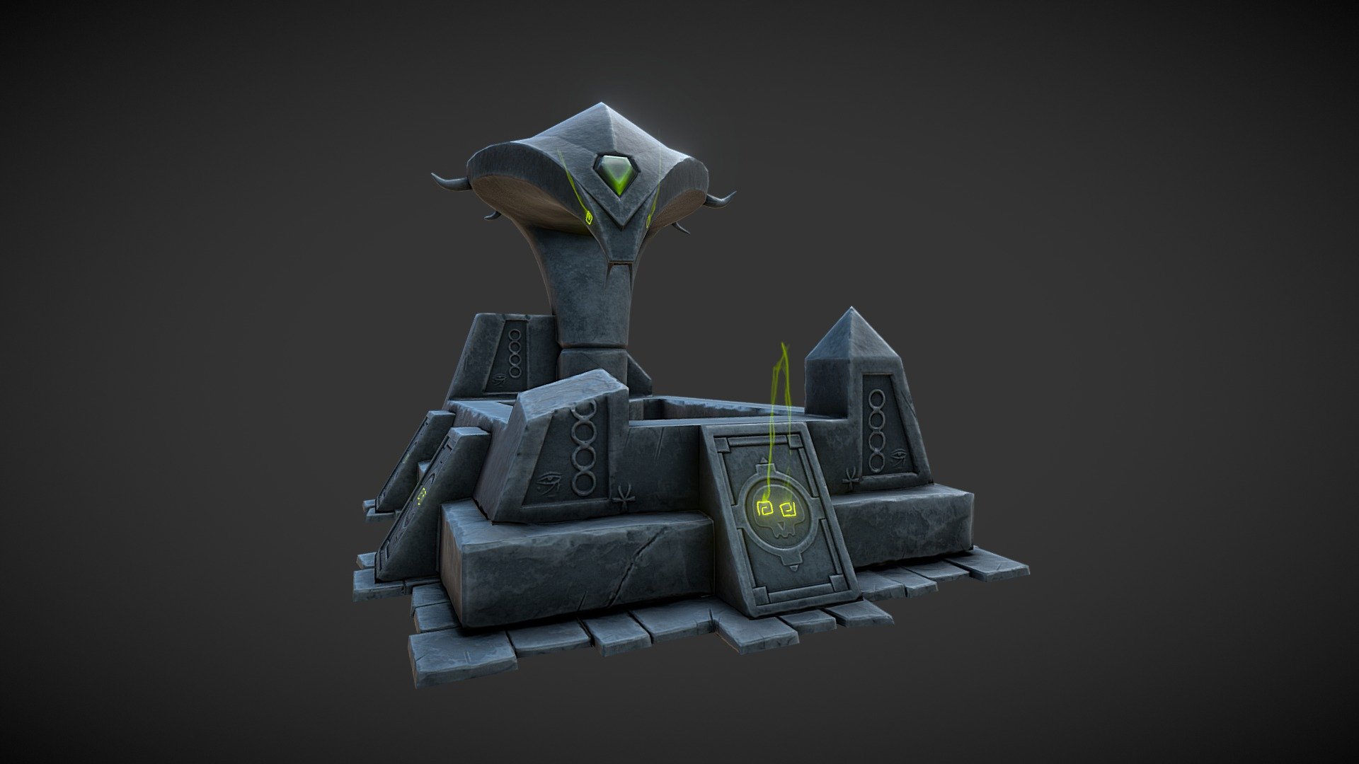 Magic sanctuary (altar) 3d model