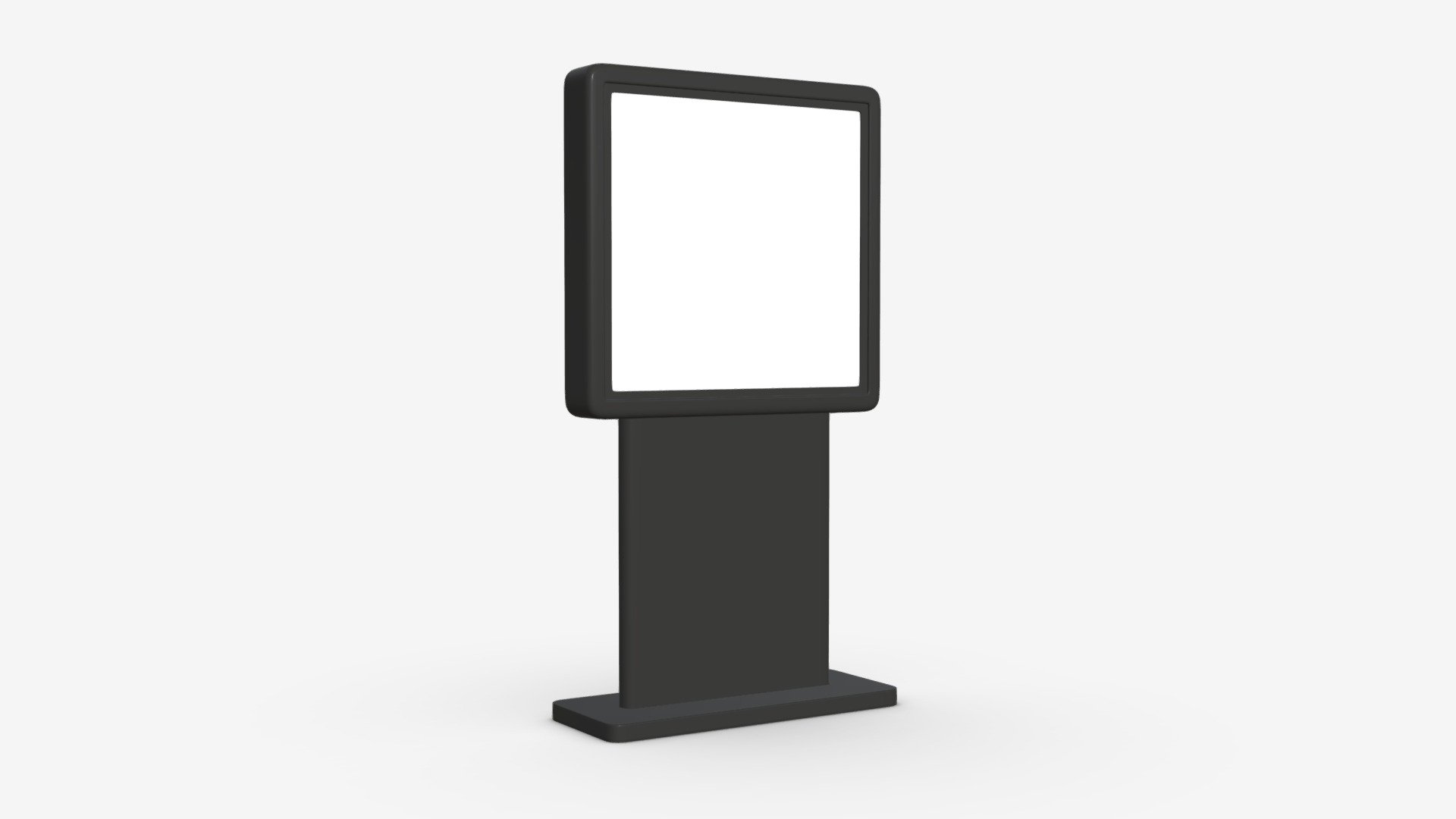 Advertising display stand mockup 10 3d model