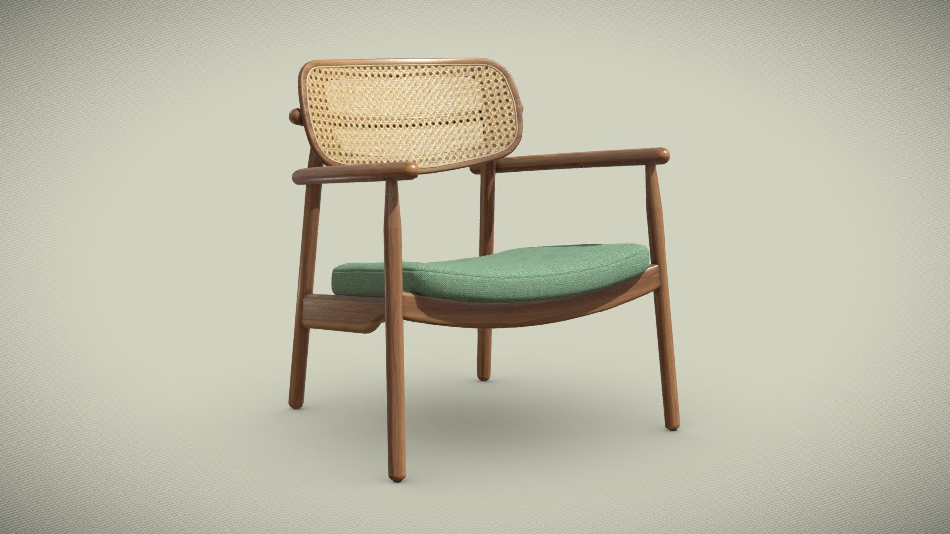 Carioca Armchair 3d model