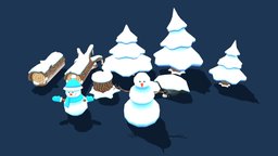 Winter forest  (Model Pack 2)